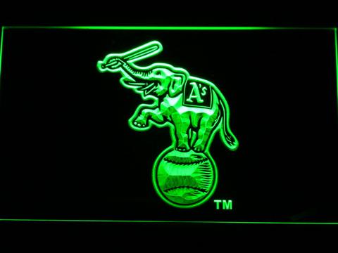 Oakland Athletics Elephant Logo LED Neon Sign